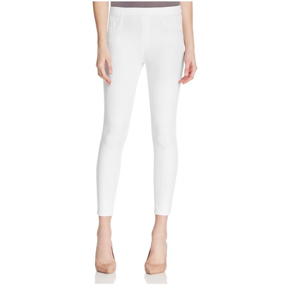 Spanx White Jean-ish Ankle Leggings Shaping Denim Jeggings 20018R Womens Small